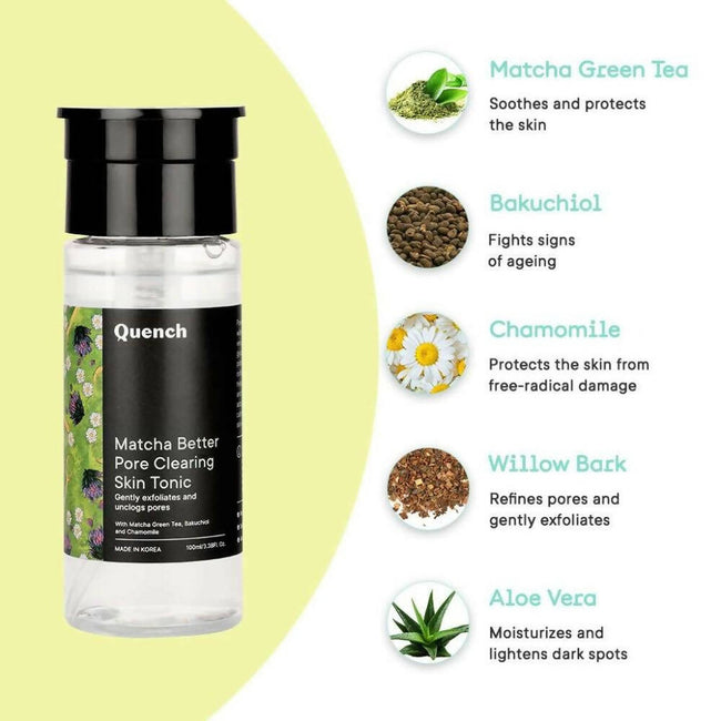 Quench Botanics Matcha Better Pore Clearing Skin Tonic - Korean Skincare Main Image