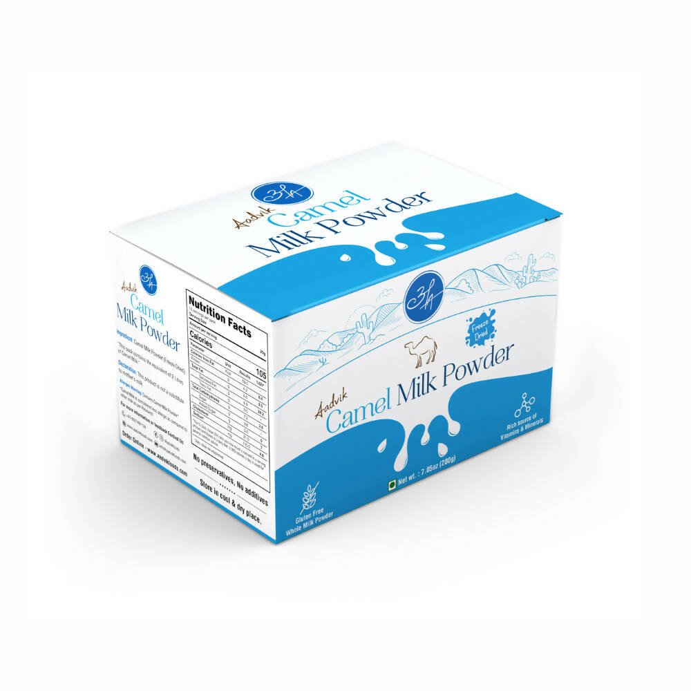 Aadvik Camel Milk Powder Freeze-Dried Sachets (20 g Each)