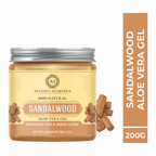 Ayusoul Ayurveda Sandalwood Aloe Vera Gel For Face & Body Skin Treatment