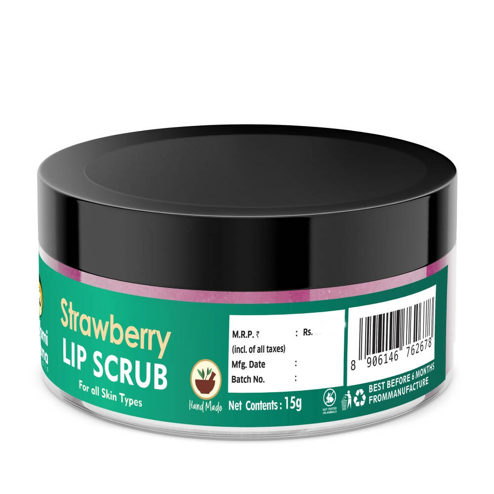 Lakshmi Krishna Naturals Strawberry Lip Scrub
