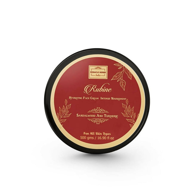 Miracle Herbs Rubine Hydrating Face Moisturizer Gel Enriched With Sandalwood And Turmeric -Pink Hover Image