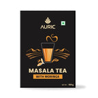 Auric Kadak Moringa Masala Tea - Black Tea from Assam & Darjeeling with Real Spices (Cardamom, Ginger, Black Pepper)