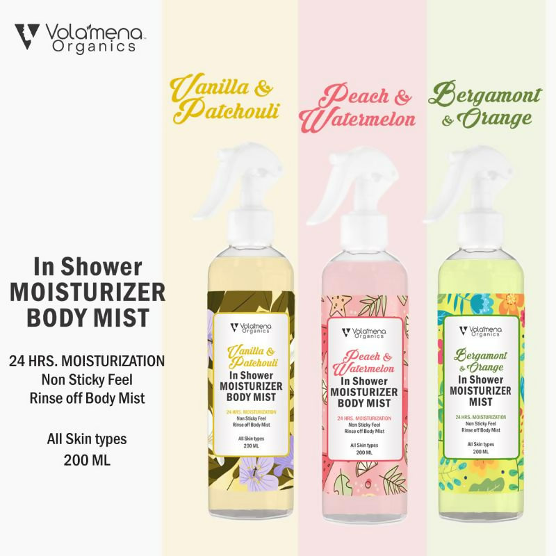 Volamena Bergamont & Orange In Shower Moisturizer Mist