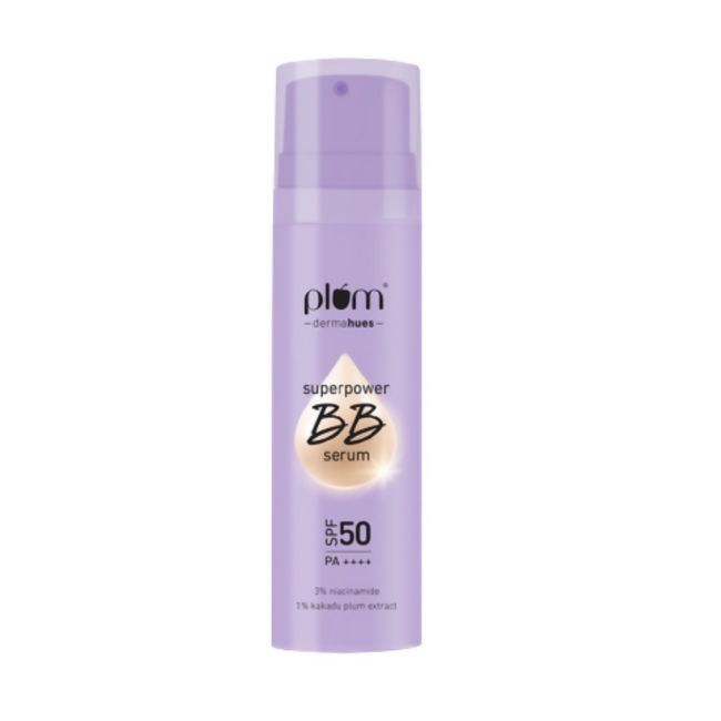 Plum Superpower BB Serum with SPF 50 PA ++++ 02 Sand Hover Image