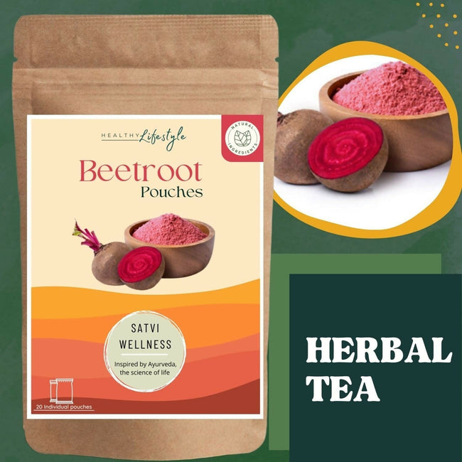 Satvi Wellness Beetroot Powder Pouches Main Image
