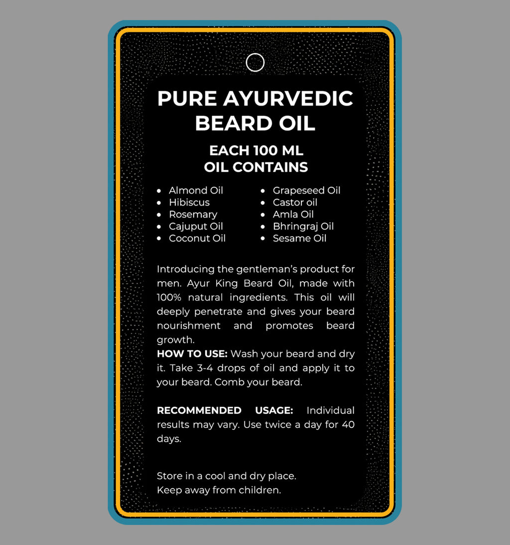 The Ayur House Ayur King Beard Oil