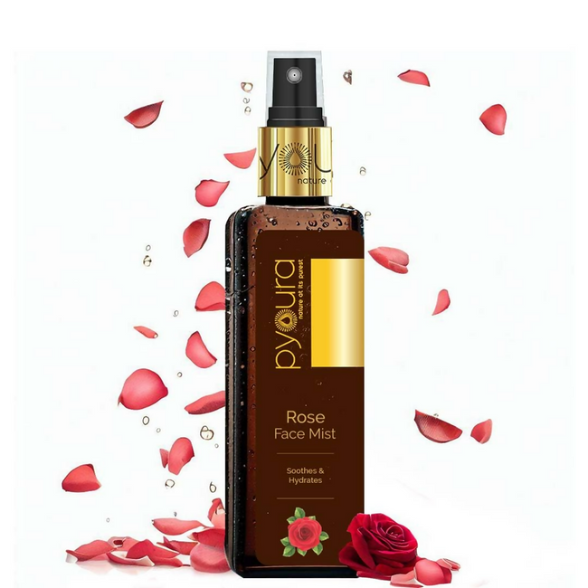 Pyoura 100% Organic Rose Water Face Toner Mist Hover Image