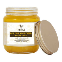 Hetha Desi Cow A2 cultured Bilona Ghee / A2 Ghee | Premium A2 Desi Ghee | Cultured Cow Pure Ghee