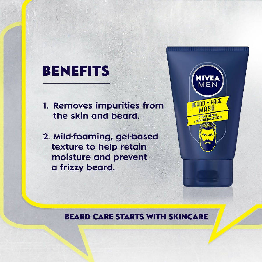 Nivea Men Beard + Face Wash