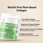 Wellbeing Nutrition Vegan Pro Collagen Hyaluronic Acid Skin & Hair Lemon Lime Flavour