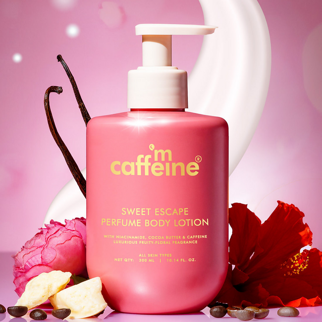 mCaffeine Sweet Escape Perfume Body Lotion Hover Image