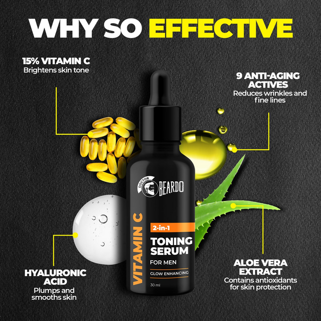 Beardo Vitamin C 2 In 1 Toning Serum Main Image