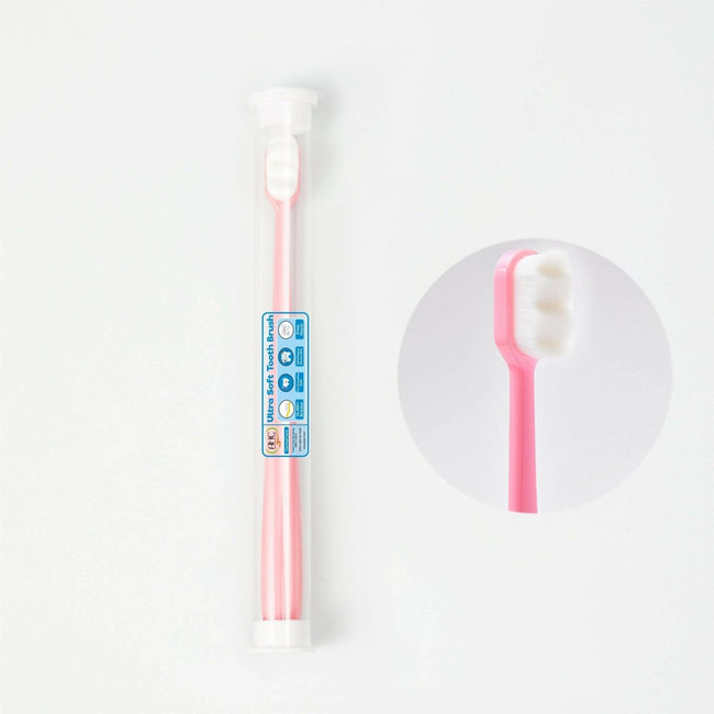 AHC Baby Ultra Soft Toothbrush With Micro Nano Bristles With Tongue Cleaner Main Image