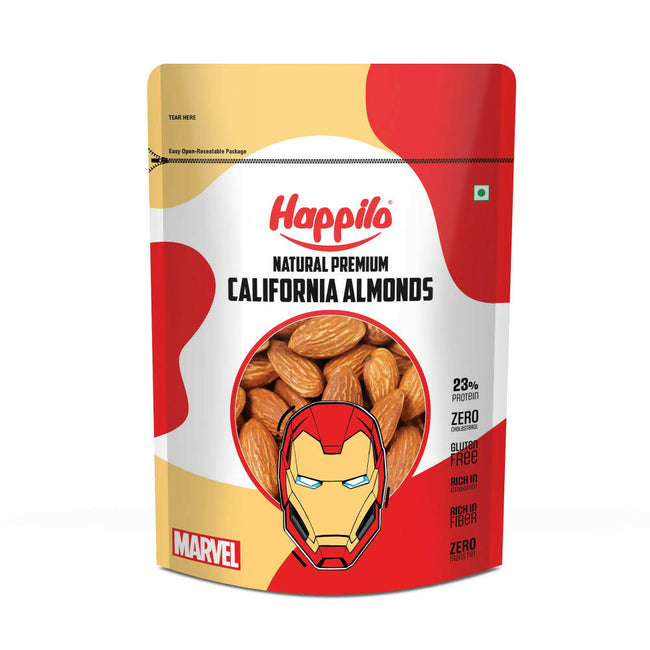 Happilo Marvel Iron Man Edition California Natural Almonds Hover Image