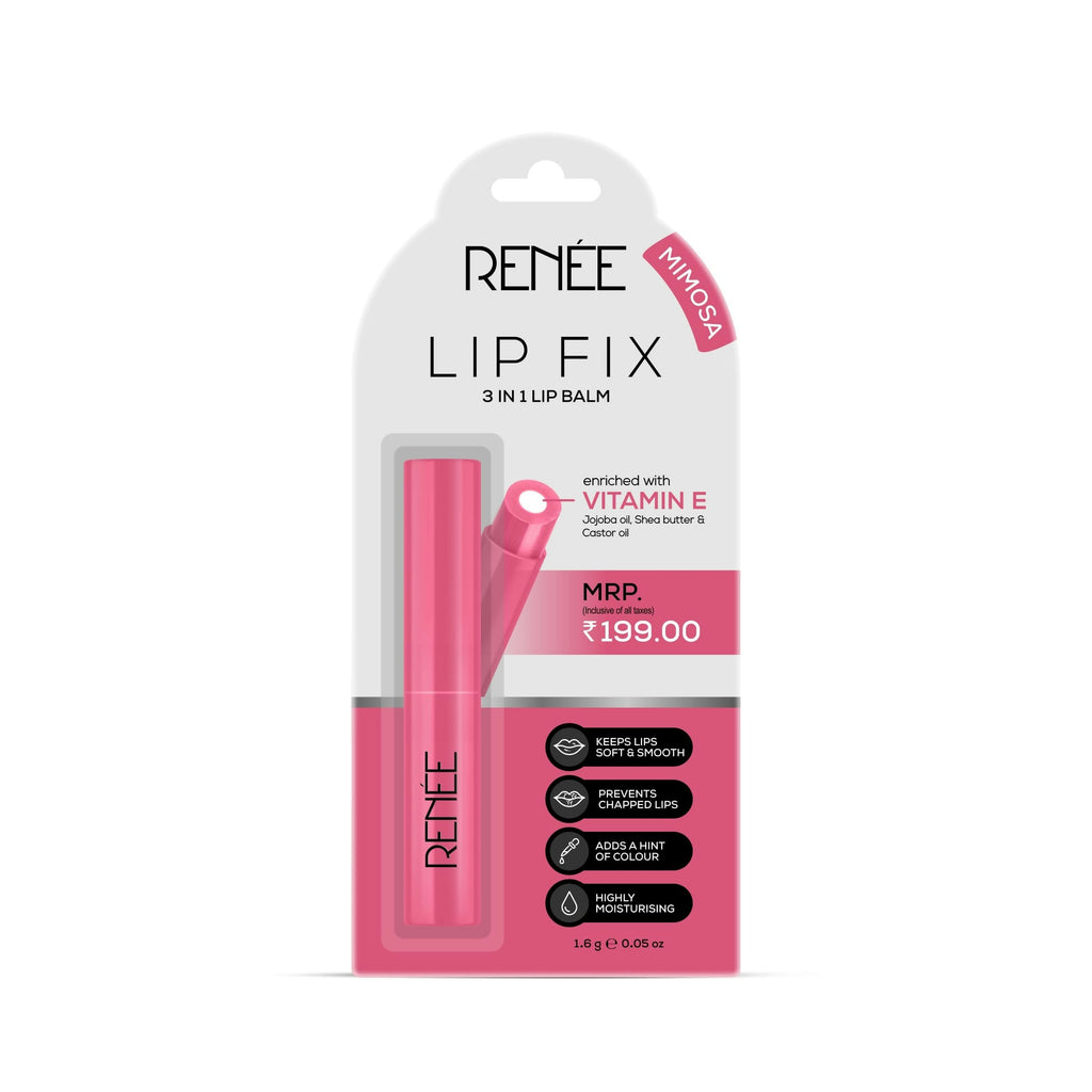 Renee Lip Fix 3 in 1 Tinted Lip Balm - Mimosa