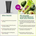 PLIX The Plant Fix Avocado Ceramide Moisture Rush Juicy Cleanser and Guava Moisturizer Combo