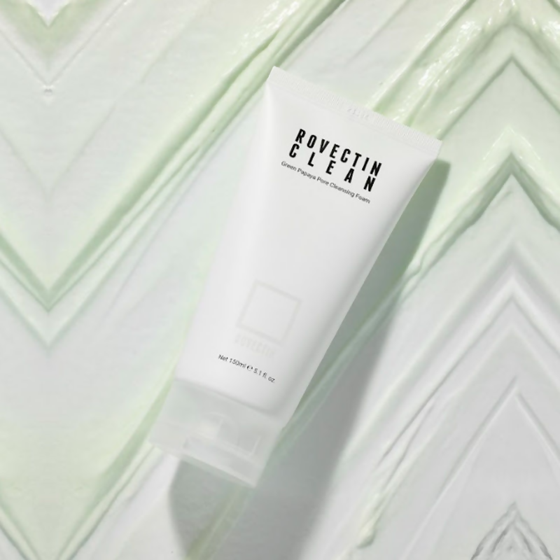 Rovectin Clean Green Papaya Pore Cleansing Foam