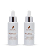 Flawora Anti-Grey Hair Serum With 1.5% Silverfree And 2% Melanogrey For Reversing Grey Hair