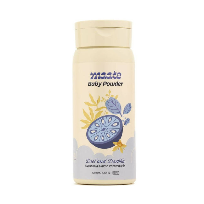Maate Talc Free Natural & Ayurvedic Baby Powder Hover Image