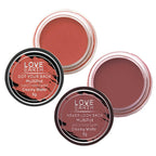 Love Earth Lip Tint & Cheek Tint Multipot Combo (Coral & Ruby Pink)