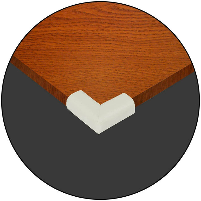 Safe-O-Kid Set of 8 Corner L Shaped Corner Guards for Kids safety- Grey-Small Hover Image