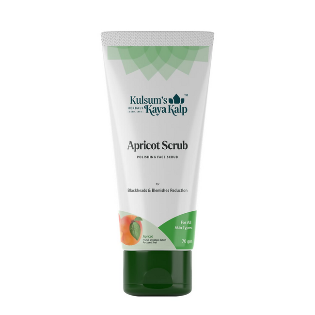 Kulsum's Kaya Kalp Apricot Scrub For Blackheads & Blemishes Reduction Hover Image