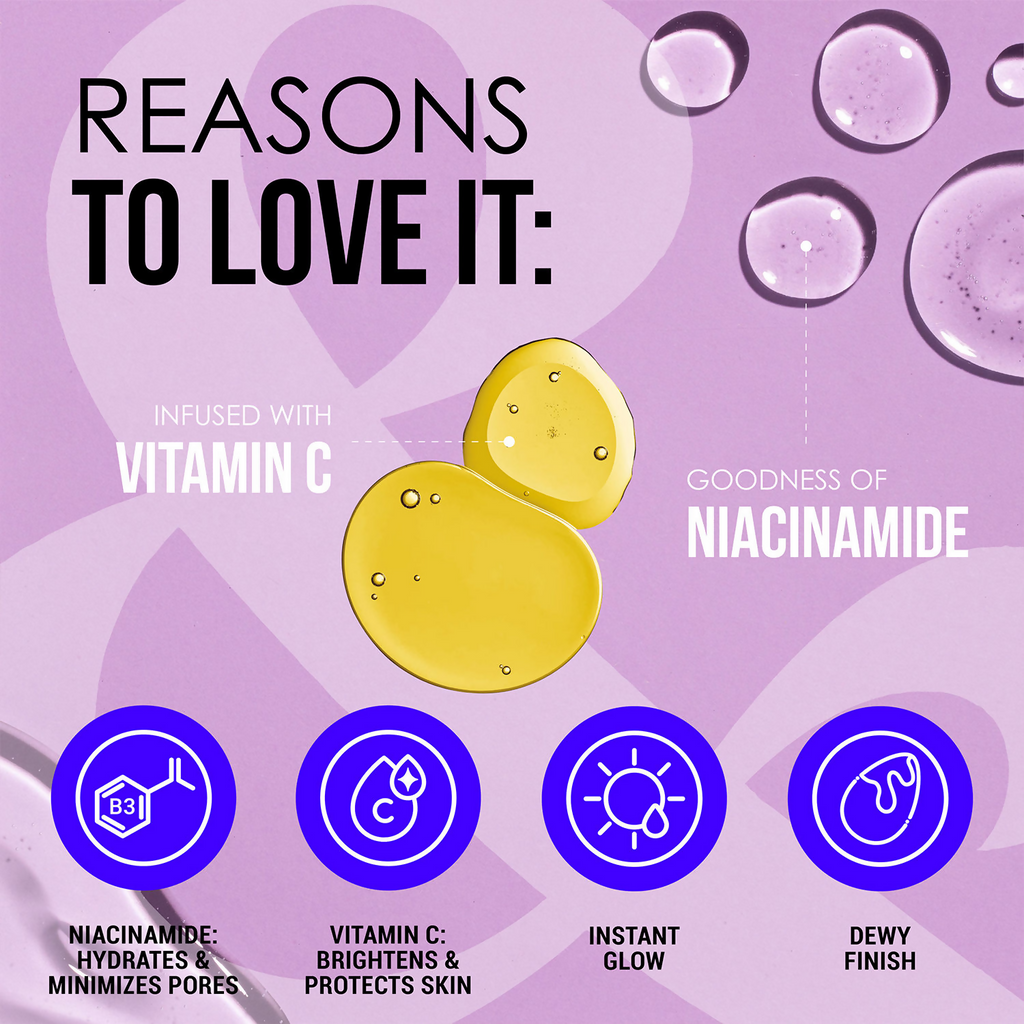 Blue Heaven Prime & Shine Flawless lluminating Primer & Strobe Cream - Silver Pink