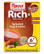 Manna Dates Rich Baby Cereal For 6+ Months