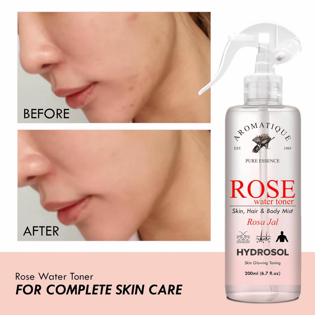 Aromatique Rose Water Spray For Face, Rose Water Toner