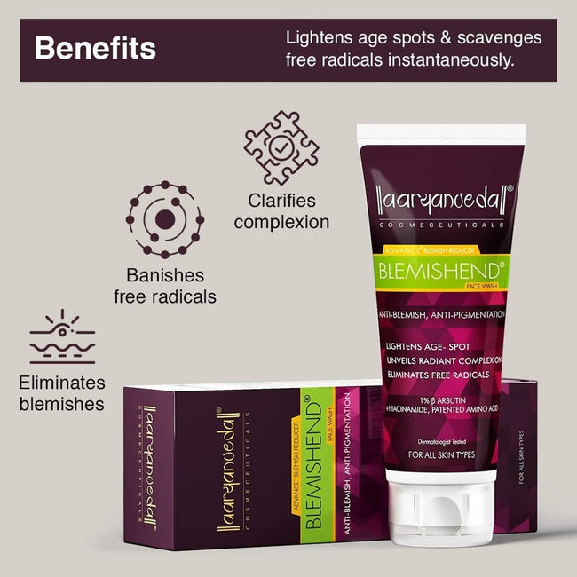 Aaryanveda Blemishend Face Wash Main Image