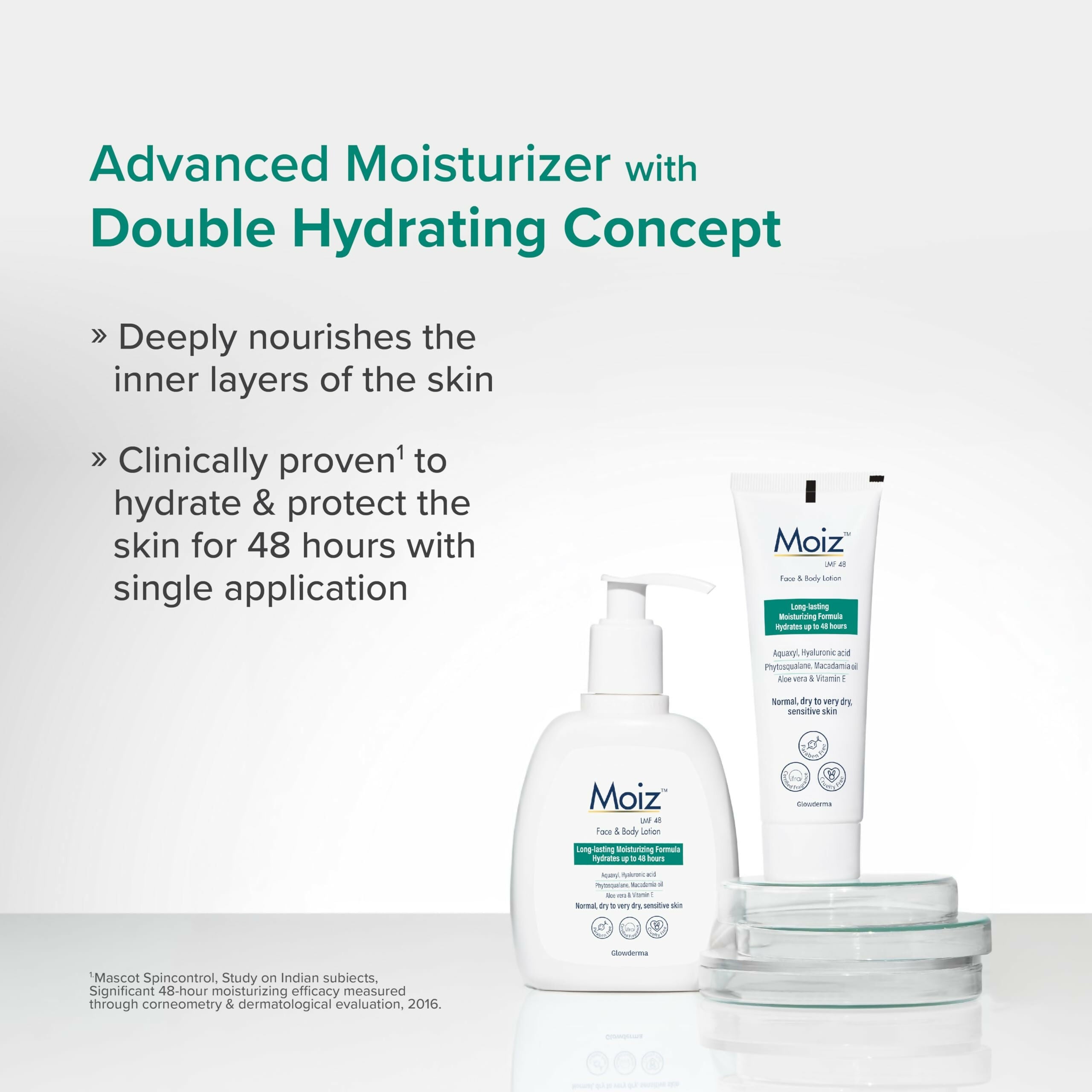 Moiz LMF 48 Lotion 48 Hour Long-Lasting Moisturizer