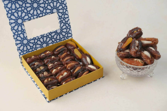 Ajfan Filled Dates Assorted Stuffed Dates Natural Khajoor Main Image