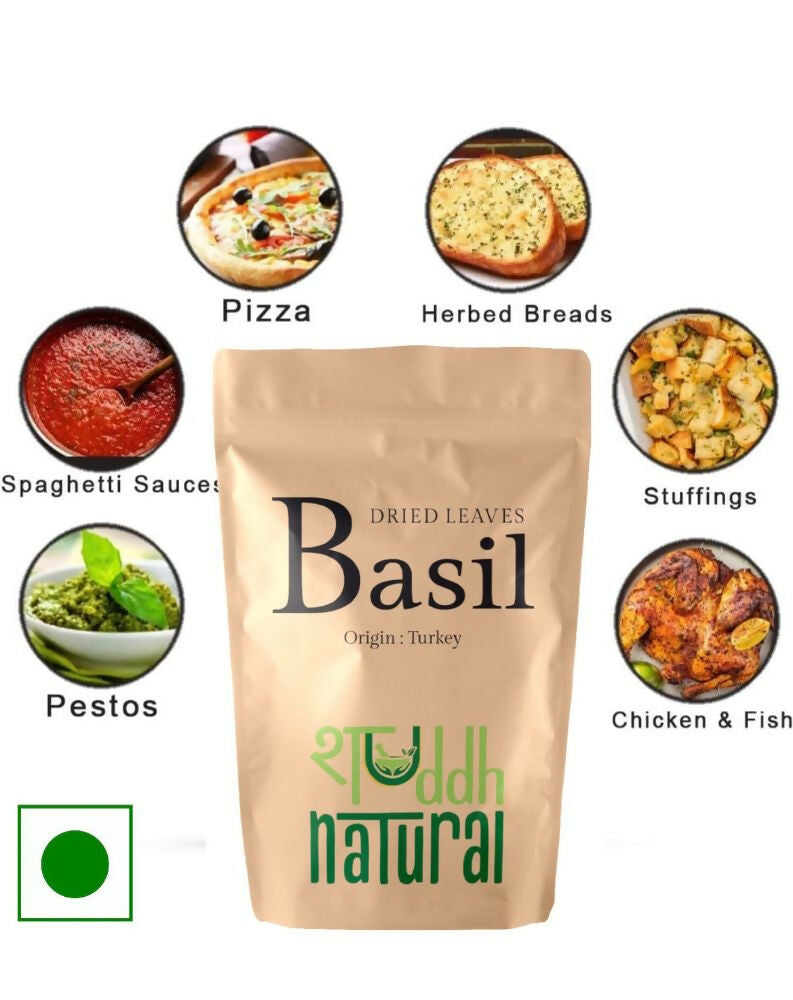 Shuddh Natural Premium Freeze Dried Culinary Turkish Basil