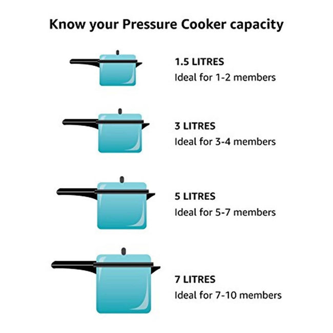 Hawkins Classic Pressure Cooker 4 Litre - Silver (CL40) Main Image