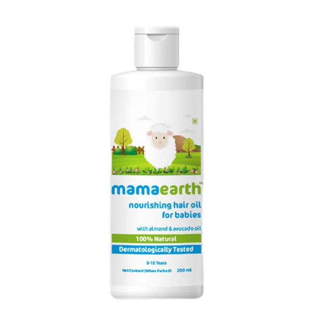 Mamaearth Nourishing Hair Oil For Babies For Repairs Dry Scalp & Stimulates New Hair Growth Main Image
