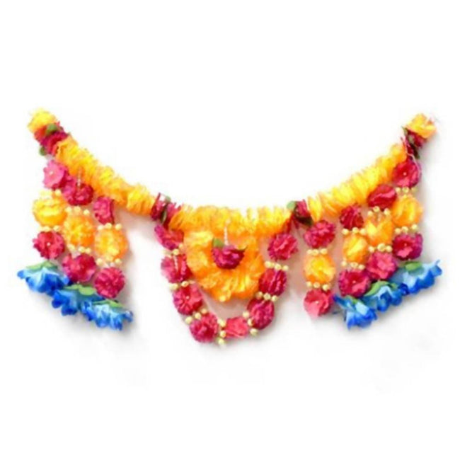 Puja N Pujari Hanging Flower Toran for Home Door Hover Image