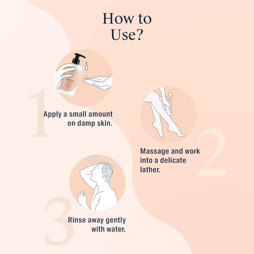 Arata Natural Hydrating & Non-Drying Body Wash With Coconut & Citrus Extracts