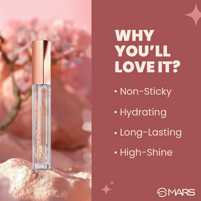 MARS Cosmetics Clear Quartz Tinted Lip Gloss Main Image