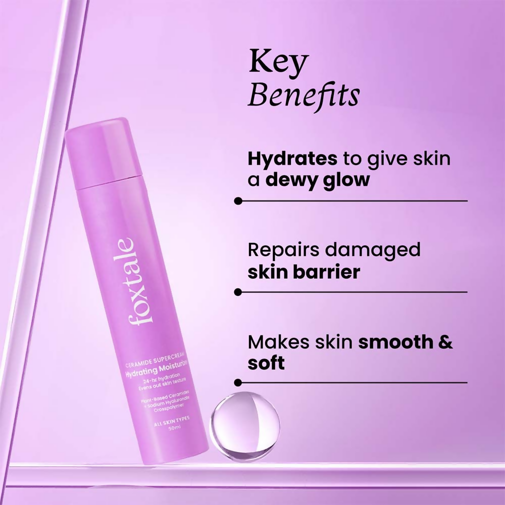 Foxtale Hydrating Ceramide Supercream Moisturizer With Hyaluronic Acid