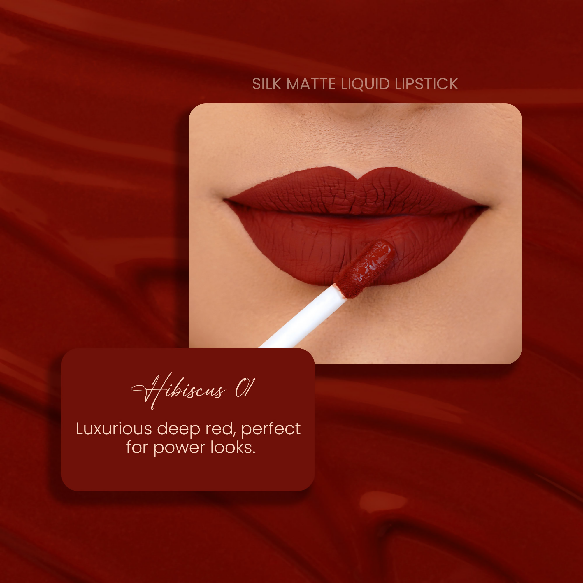 Parul Garg Beauty Silk Matte Liquid Lipstick - Hibiscus 01