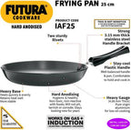 Hawkins Futura Hard Anodised Frying Pan 25 cm Diameter 1 L (IAF25)