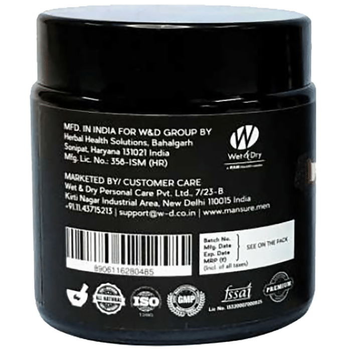 Mansure Prolong Capsules with Maca Root, Ginseng Ashwagandha & Safed Musli