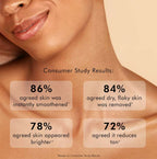 mCaffeine Blueberry Breeze Body Scrub, Exfoliates, Removes Tan, Fruity Blueberry Aroma