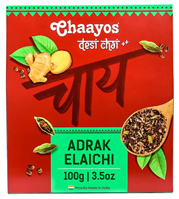 Chaayos Adrak Elaichi Tea Powder (Ginger & Cardamom) Hover Image