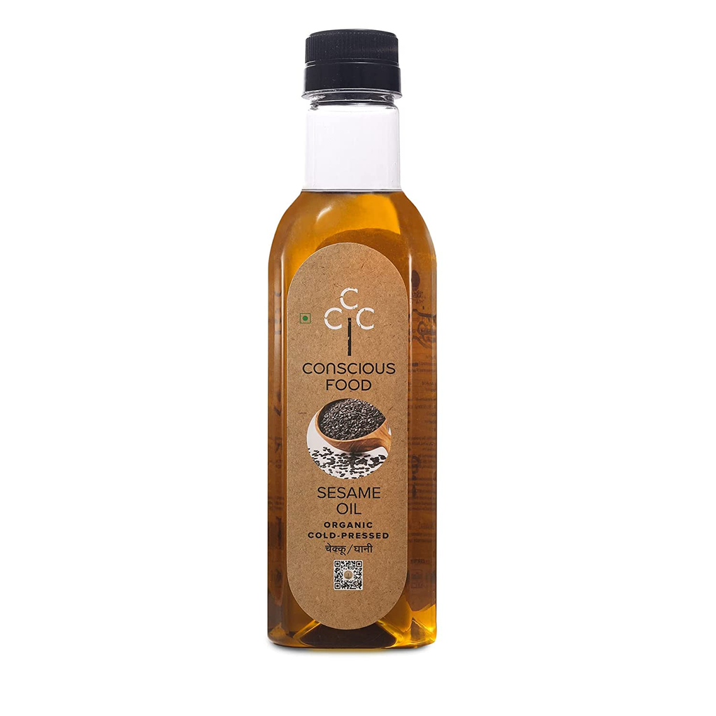 Conscious Food Organic Cold Pressed Sesame Oil