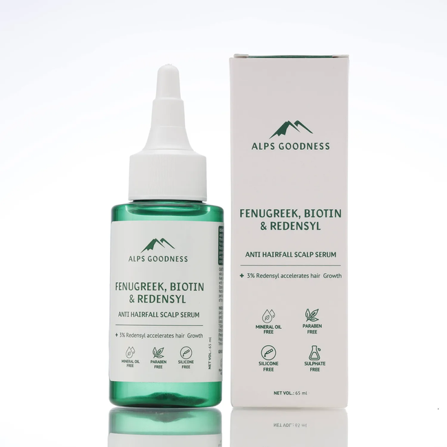 Alps Goodness Fenugreek, Biotin and Redensyl Anti Hairfall Scalp Serum Hover Image