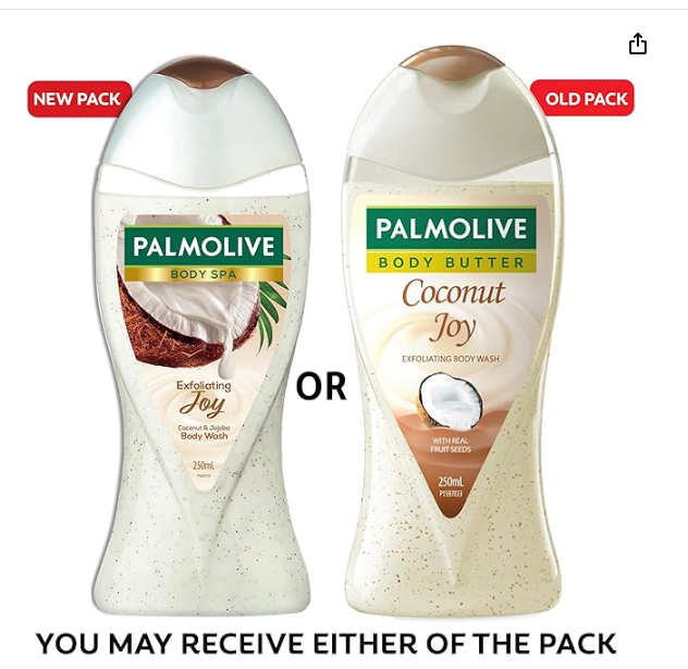 Palmolive Coconut & Jojoba Butter Coconut Joy, Exfoliating & Moisturizing Body Wash Main Image