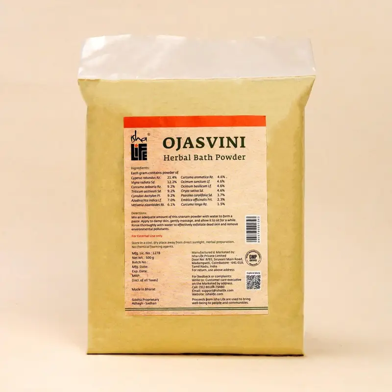 Isha Life Ojasvini Herbal Snanam Powder (Bath Powder)