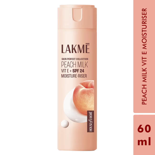 Lakme Peach Milk Moisturiser SPF 24 PA++ | Hydrating Sunscreen Lotion | Daily UV Protection Main Image