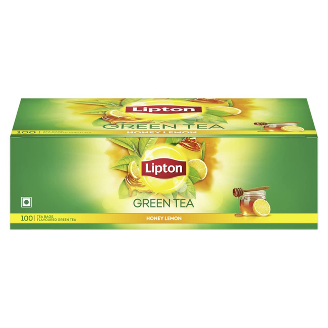Lipton Honey Lemon Green Tea Bags - 100 Tea Bags Hover Image